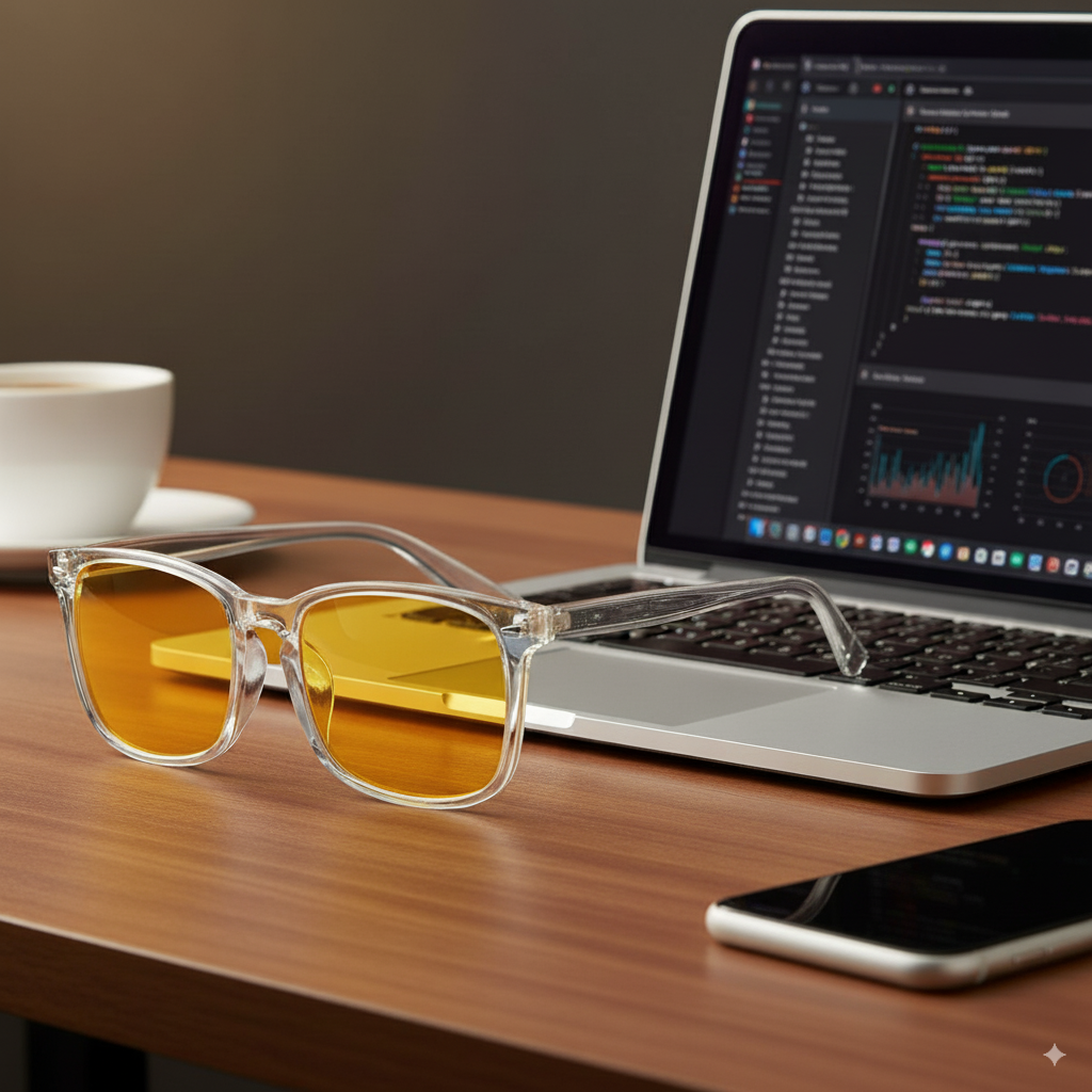 Rectix Blue Light Blocking Night Drive Glasses