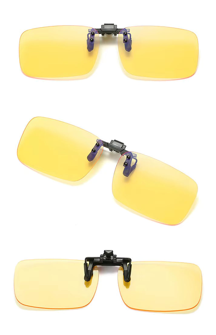 Klip On Blue Light Blocking Clip-On Lenses Instant Protection for Digital Eye Strain